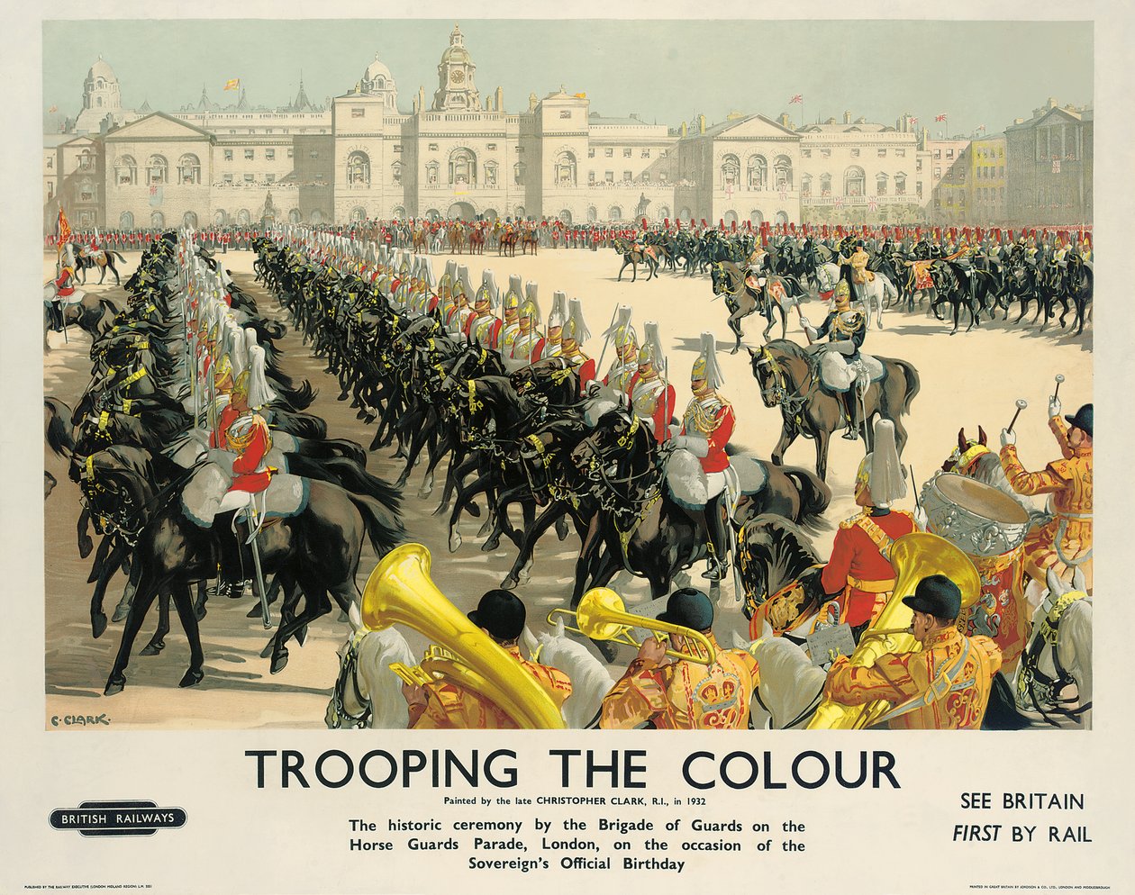 Trooping the Colour, British Railways