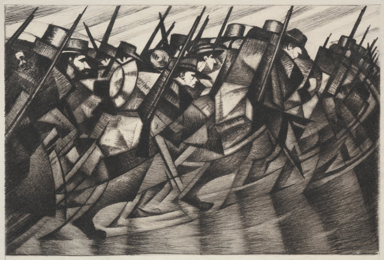 Siperlere Dönüş by Christopher Richard Wynne Nevinson