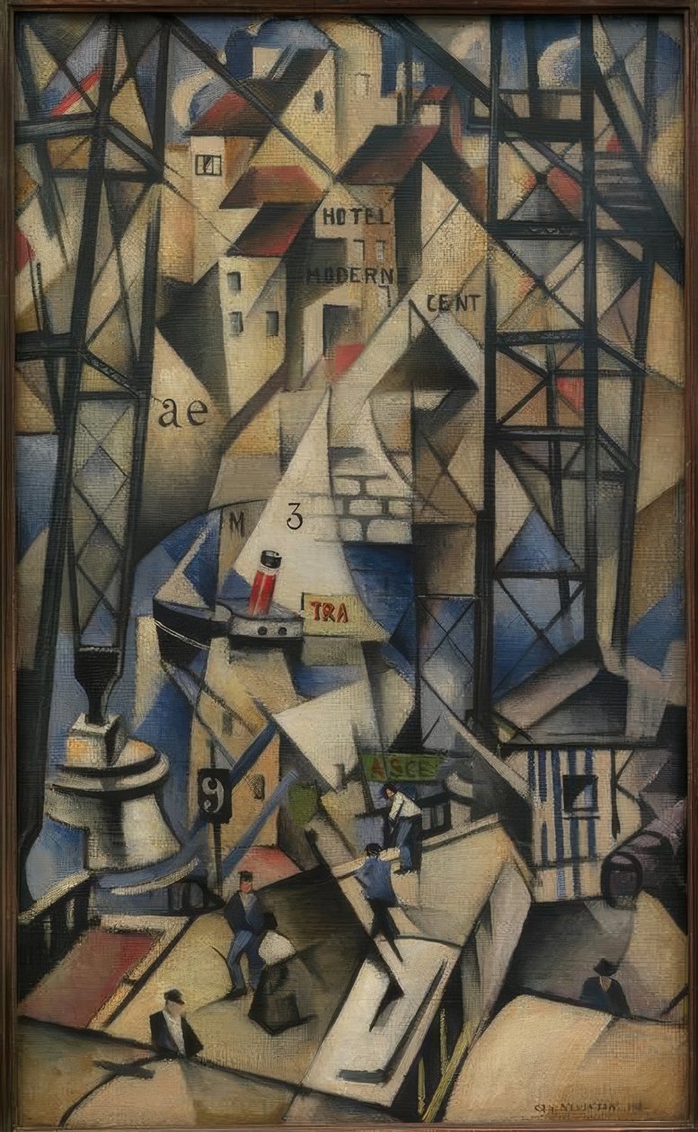 eski liman by Christopher Richard Wynne Nevinson