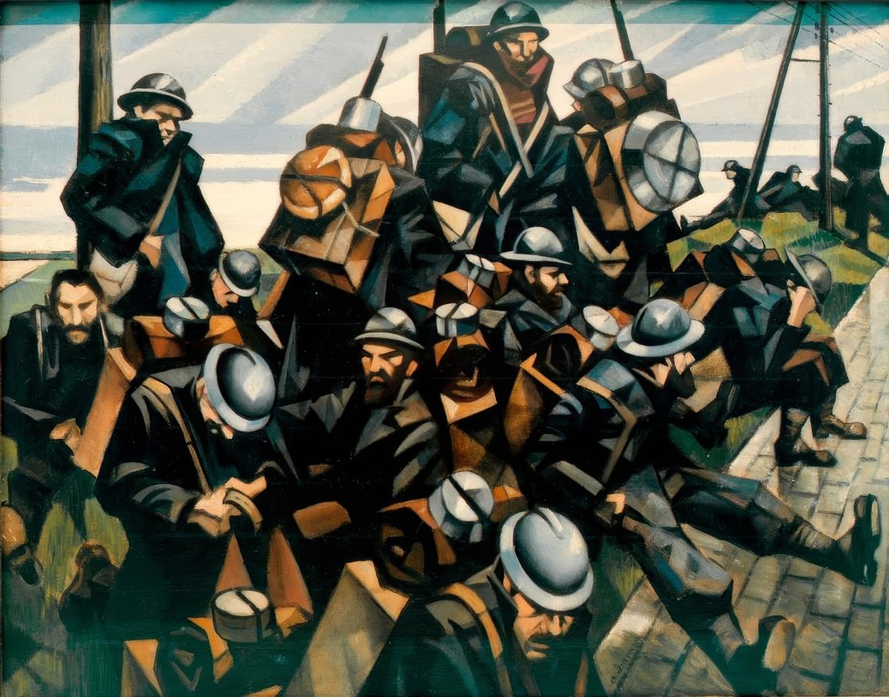 Birlikler Dinleniyor by Christopher Richard Wynne Nevinson