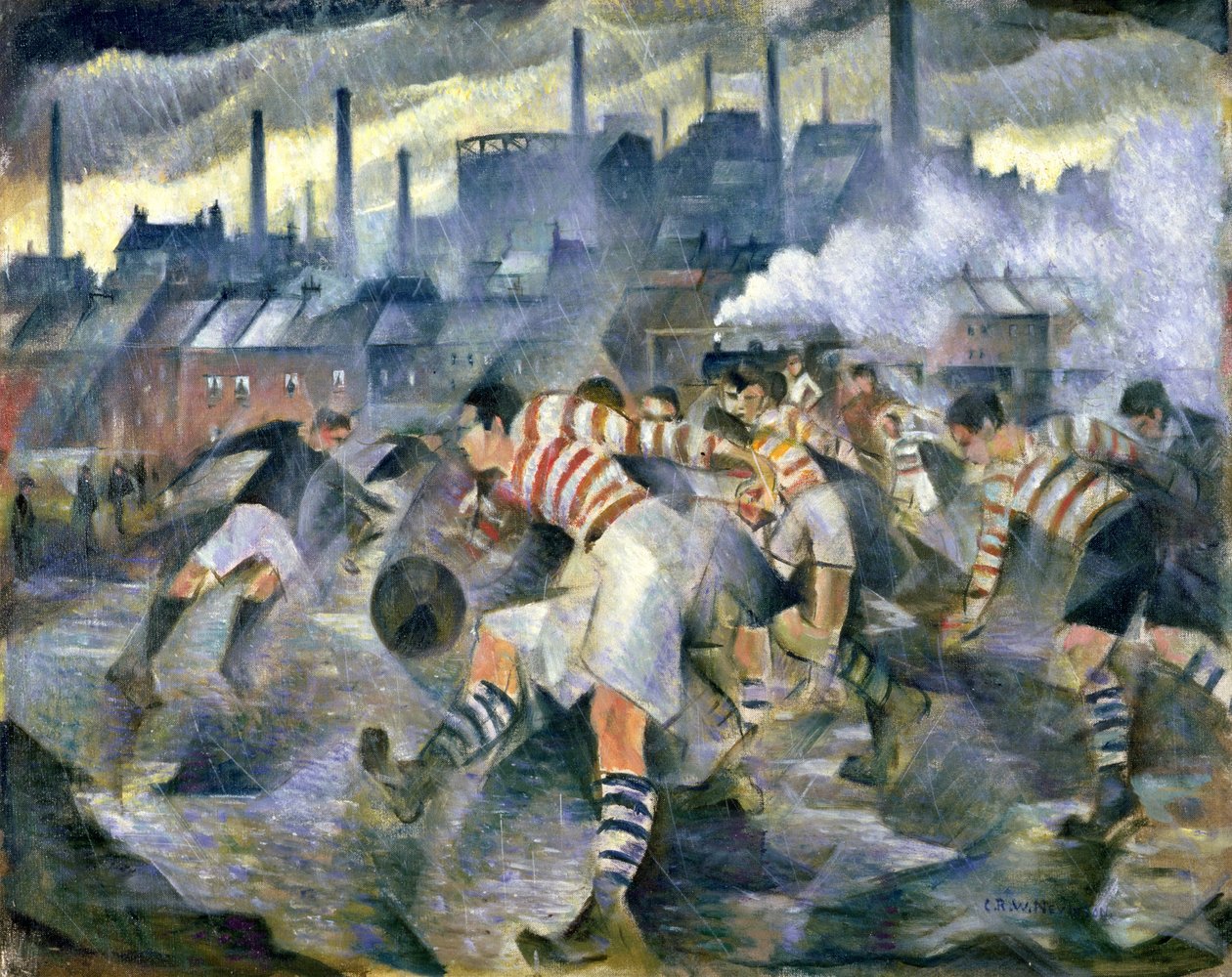 İngiltere'de Herhangi Bir Kış Öğleden Sonrası by Christopher Richard Wynne Nevinson