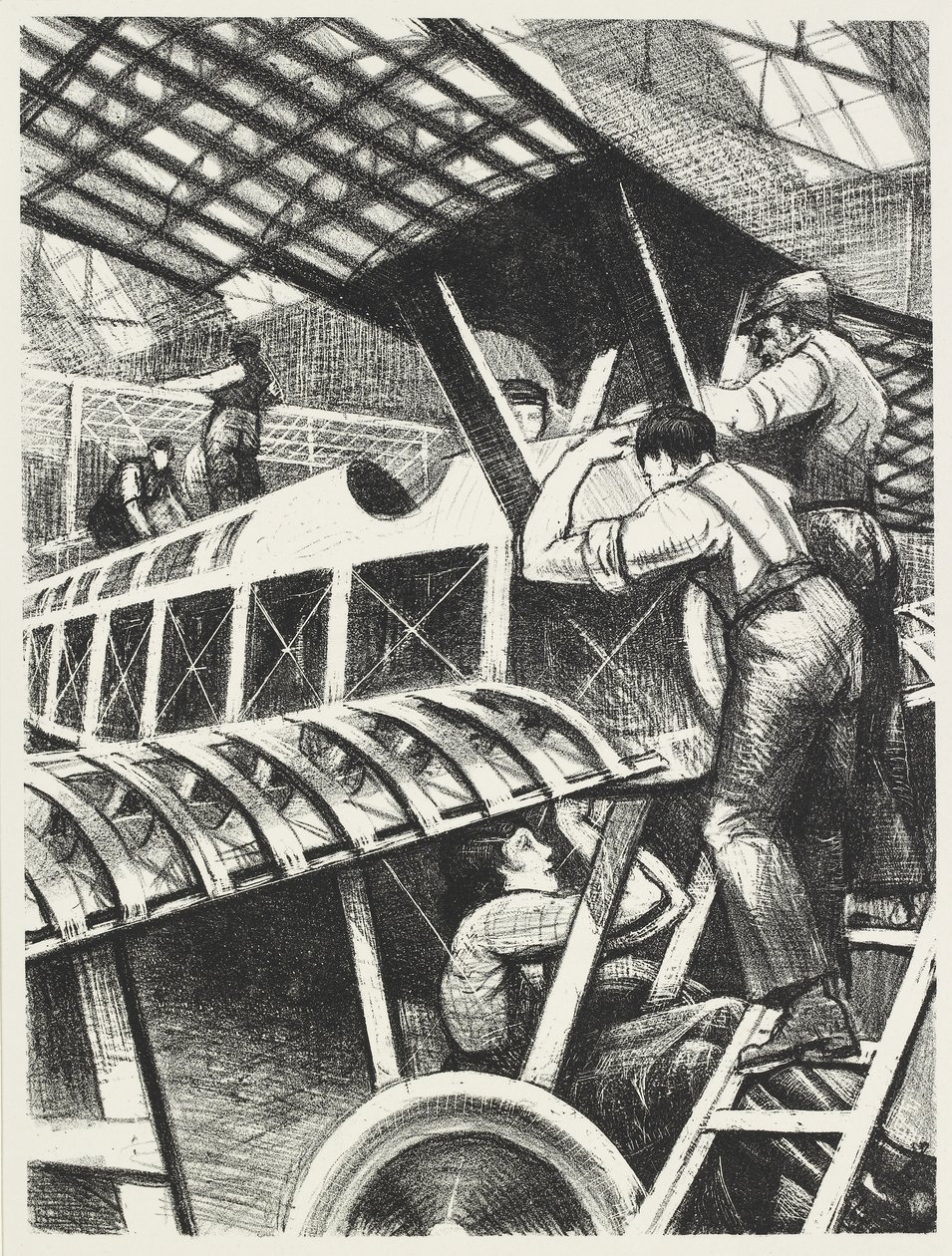 Parçaların Birleştirilmesi, 1917 by Christopher Richard Wynne Nevinson