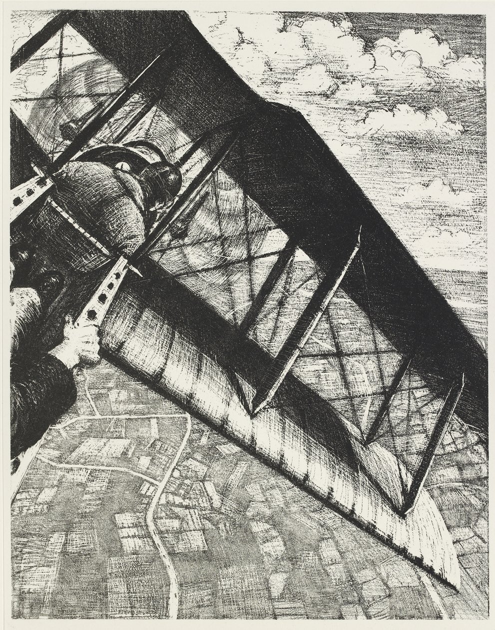 4.000 fitte bankacılık, 1917 by Christopher Richard Wynne Nevinson