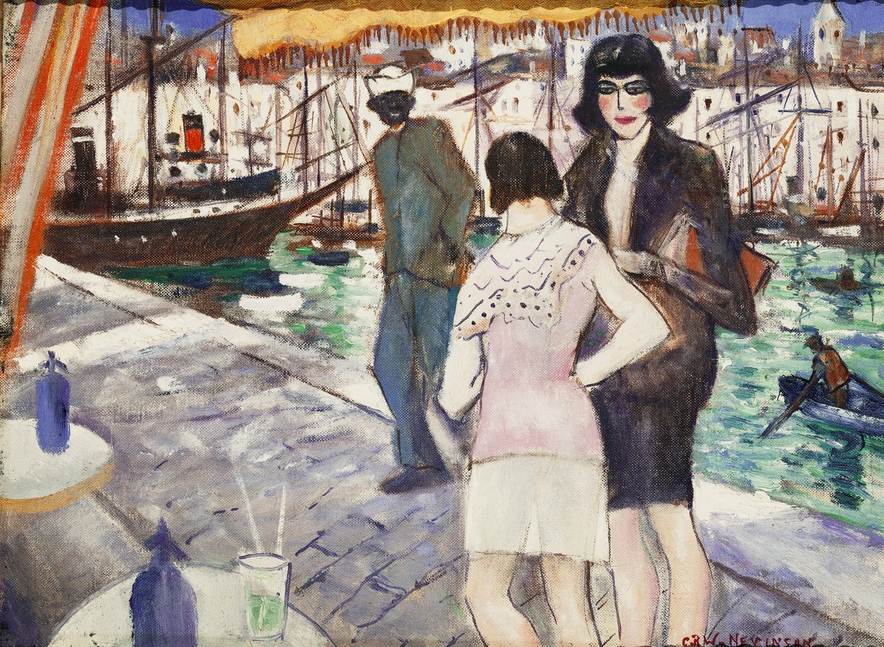 Rıhtımın yanında, by Christopher Richard Wynne Nevinson
