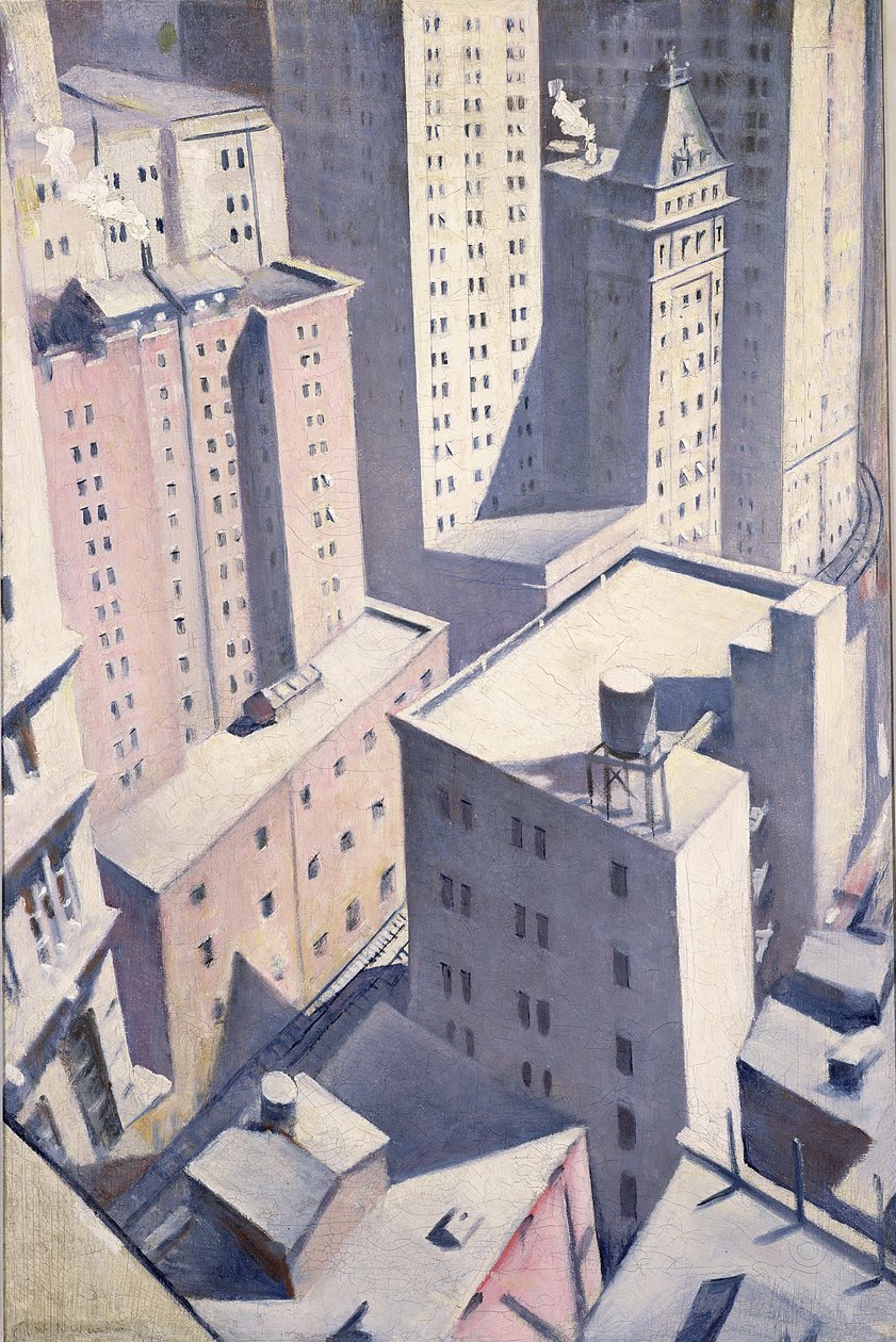 Şehir Merkezine Aşağı Bakmak, 1920 (aşındırma ve kuru nokta) by Christopher Richard Wynne Nevinson
