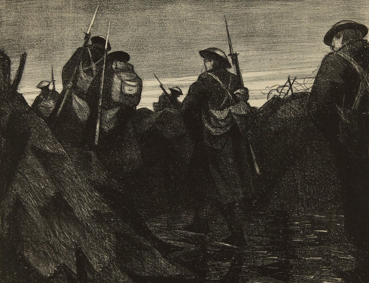 Şafakta kabartmalar by Christopher Richard Wynne Nevinson