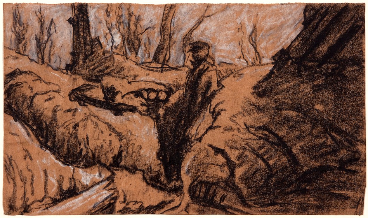 Siperdeki Bir Adam, c1914. by Christopher Williams