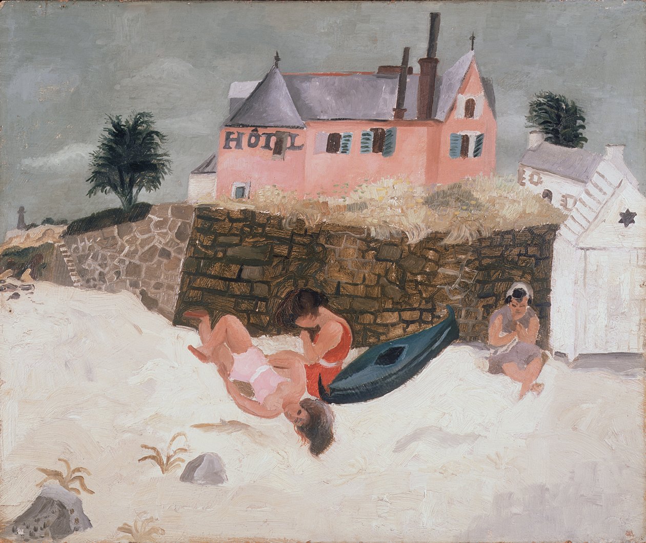 La Plage Oteli, Ty-Mad, Treboul, 1930 by Christopher Wood