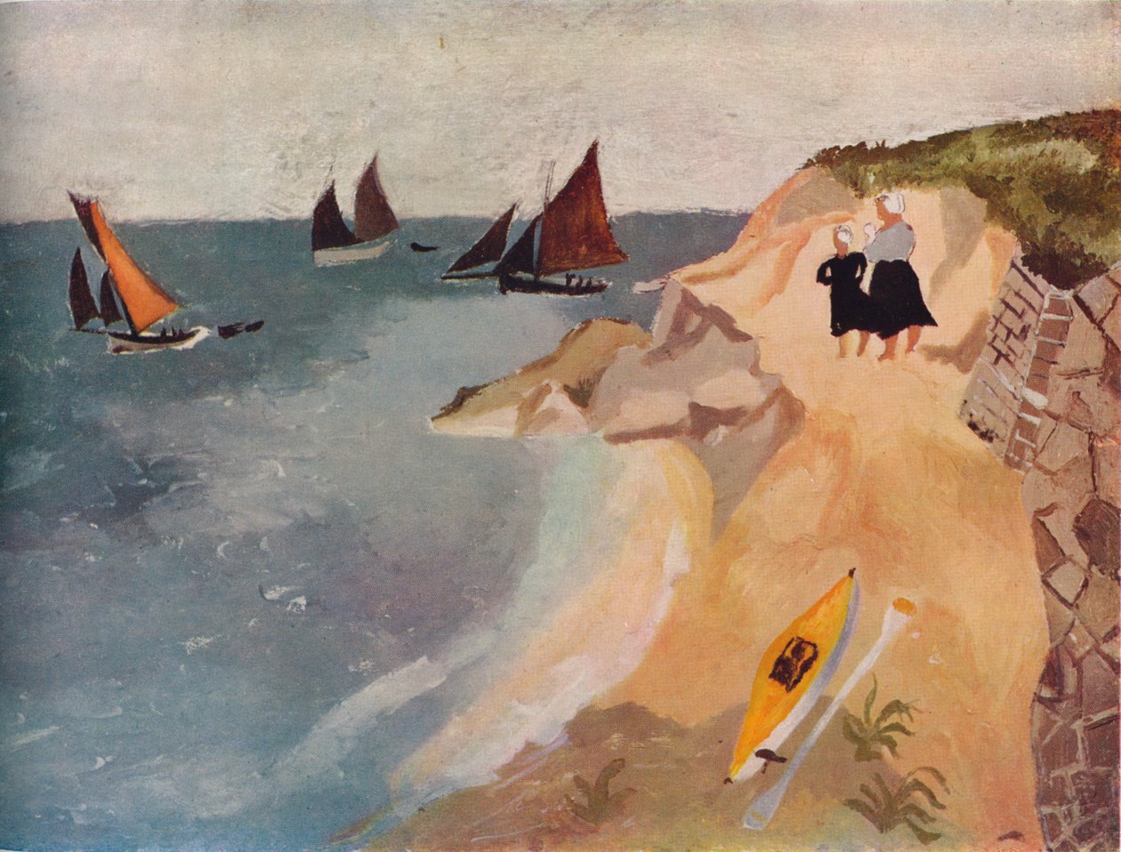 Deniz manzarası, Treboul, c1929, 1938 by Christopher Wood