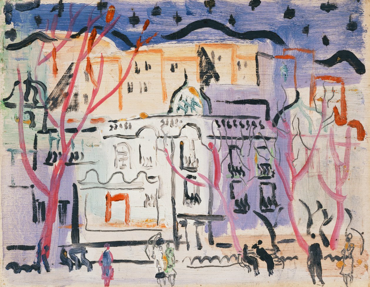Sokak Sahnesi, Güney Fransa by Christopher Wood