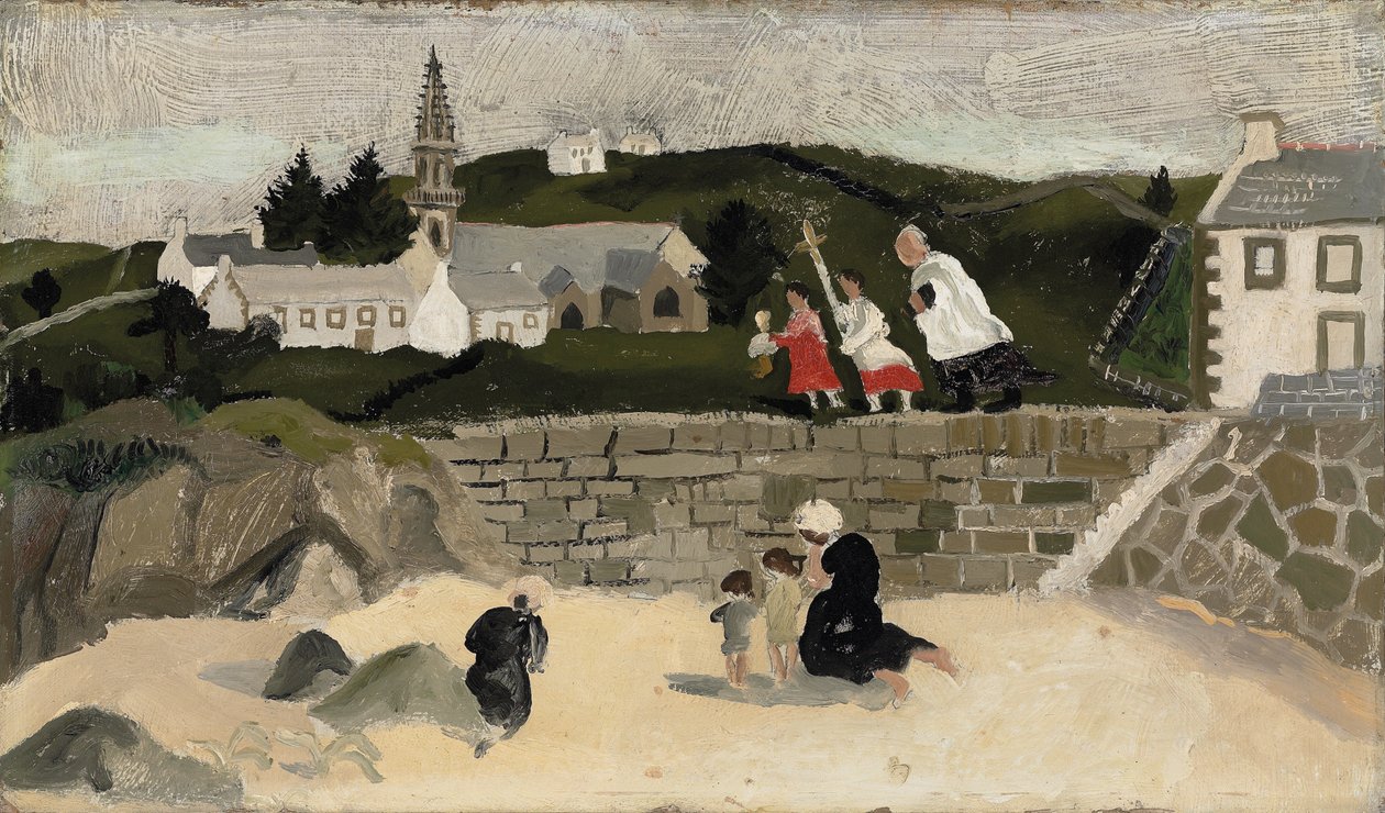 Sacrament, Ploare, Brittany (gemide petrol) by Christopher Wood