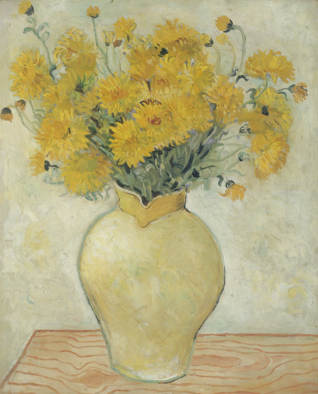 Sarı Krizantemler, 1925 by Christopher Wood