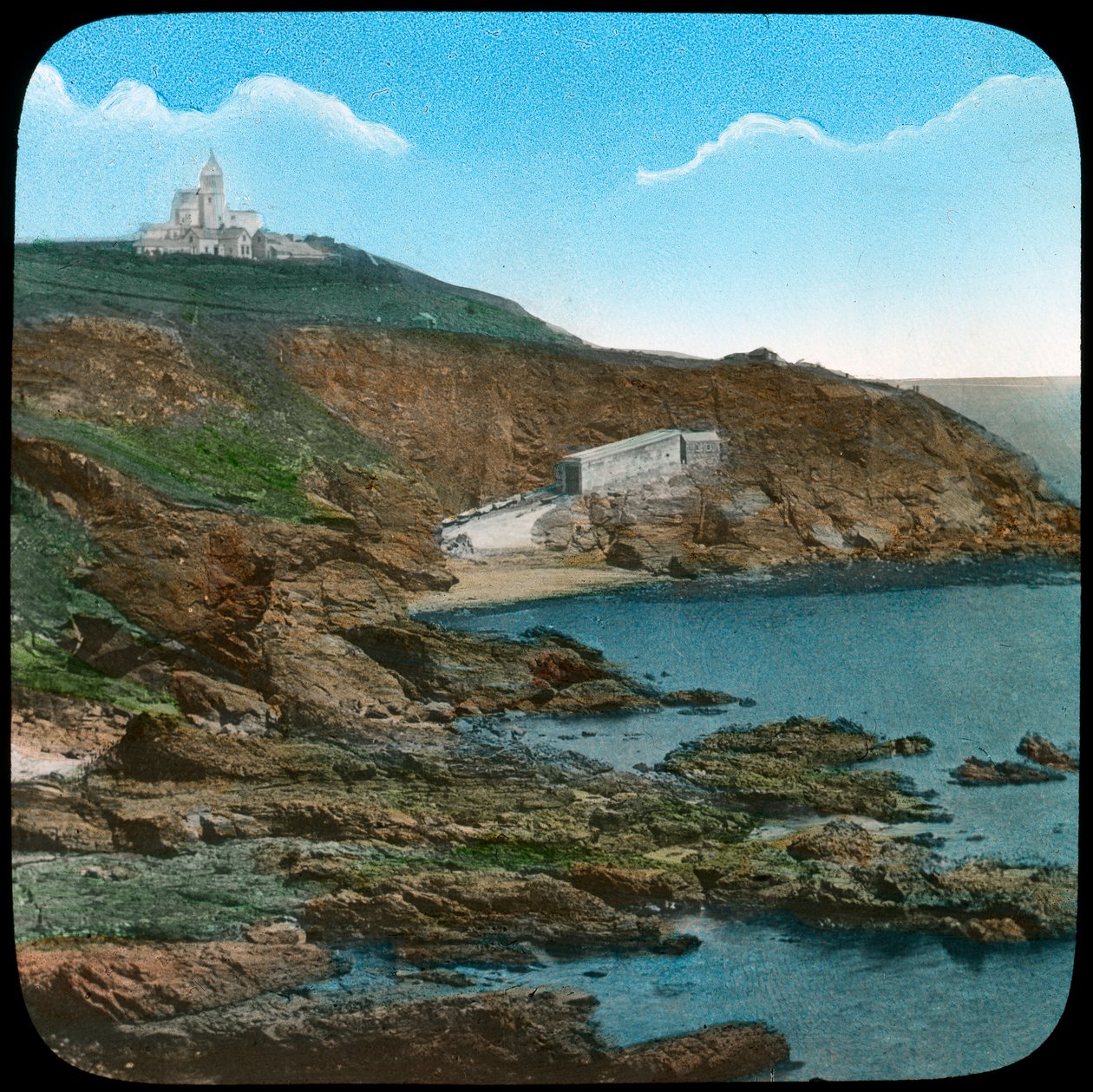 Kertenkele Deniz Feneri, Cornwall, 19. yüzyılın sonu veya 20. yüzyılın başı by Church Army Lantern Department