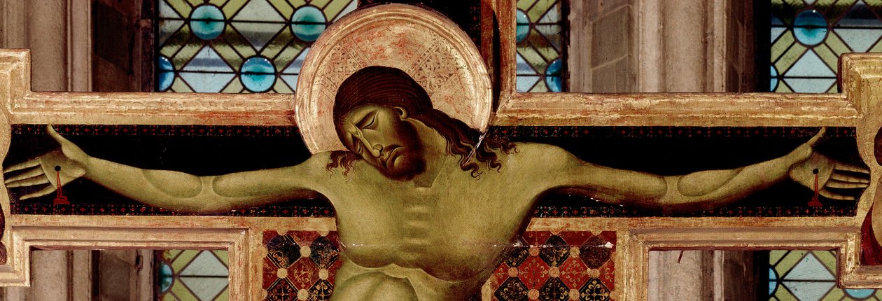 Haç Detayı. Cimabue (Cenni di Pepo) (1272-1302) 1268-1271 Dim 336x267 cm Arezzo, San Domenico Kilisesi ahşap üzerine Detrempe by Cimabue