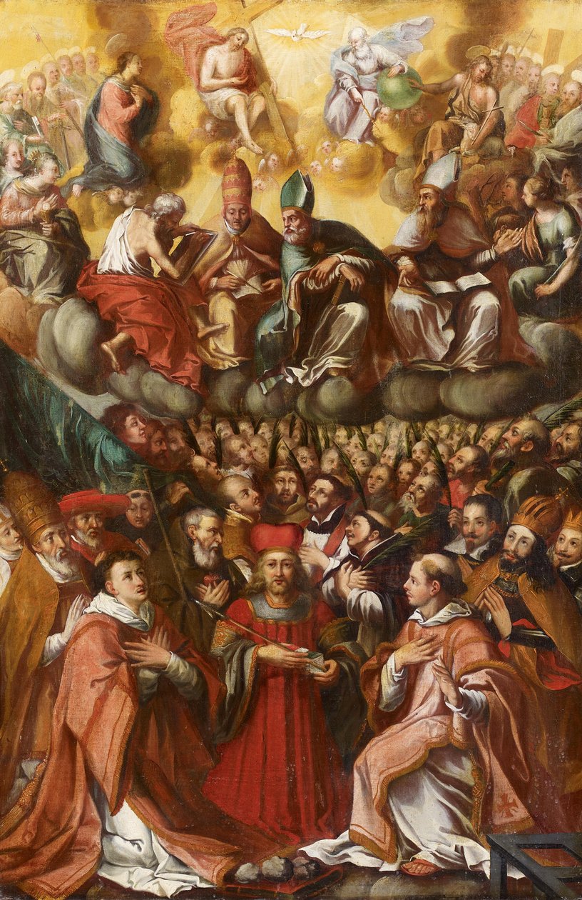 Trinity ile All Saints Altar by Circle of Christoph Thomas Scheffler