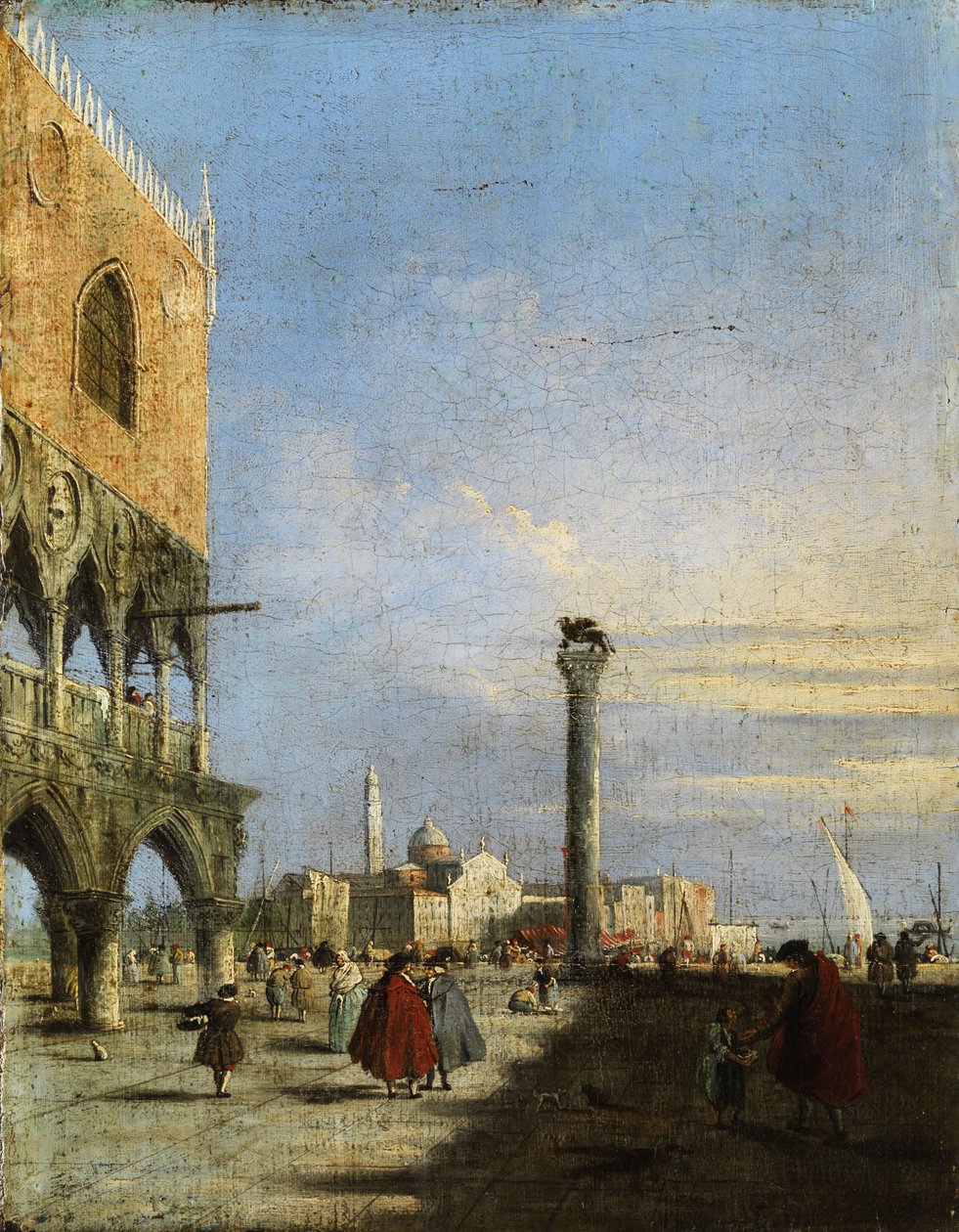 San Marco Meydanı by Francesco circle of Guardi