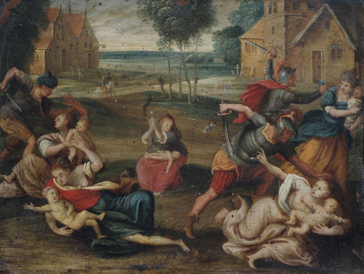 Beytüllahimli çocuk cinayeti. by Circle of Frans Francken the Younger
