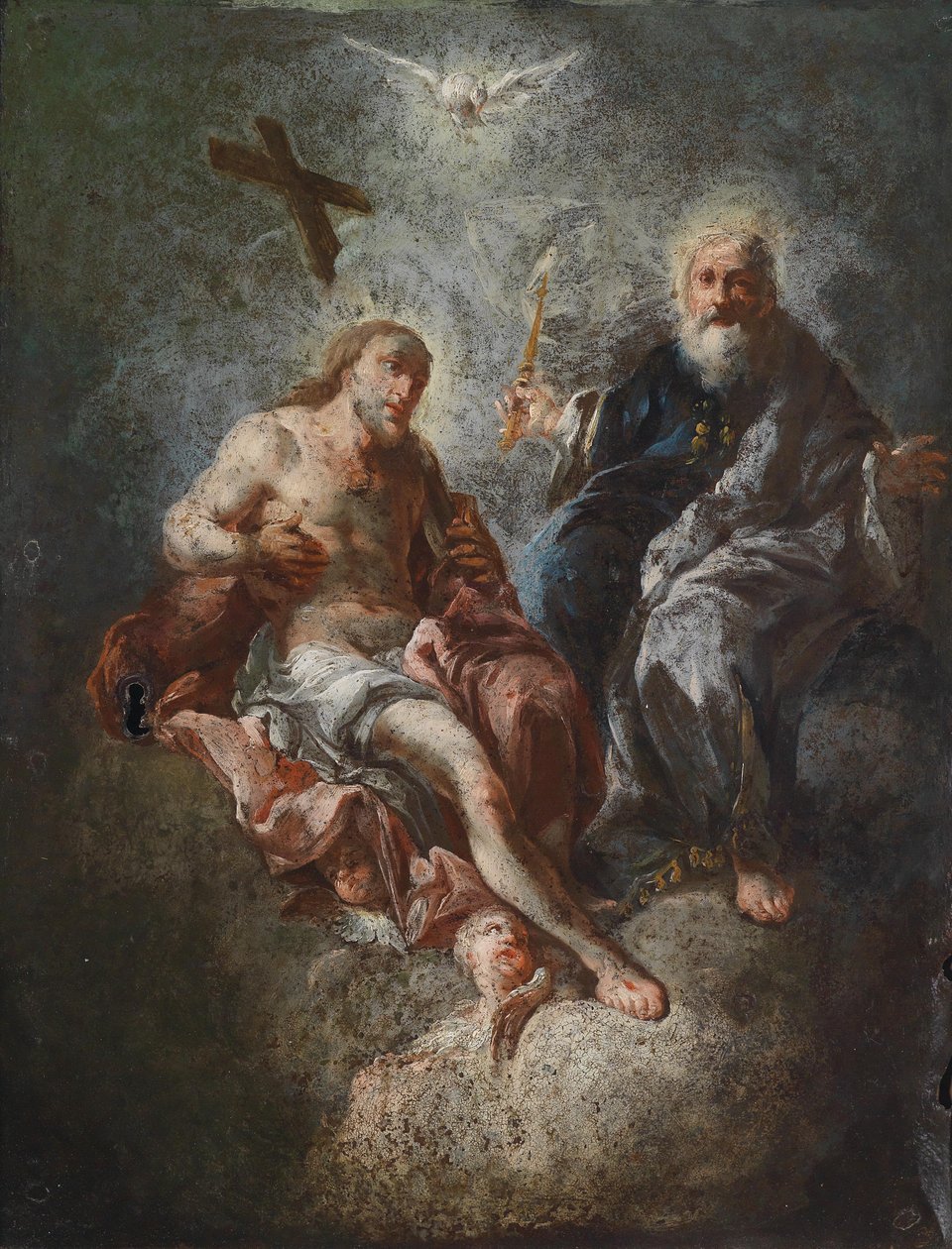 Gnadenstuhl (von einer Tabernakeltür) by Franz Anton Maulbertsch