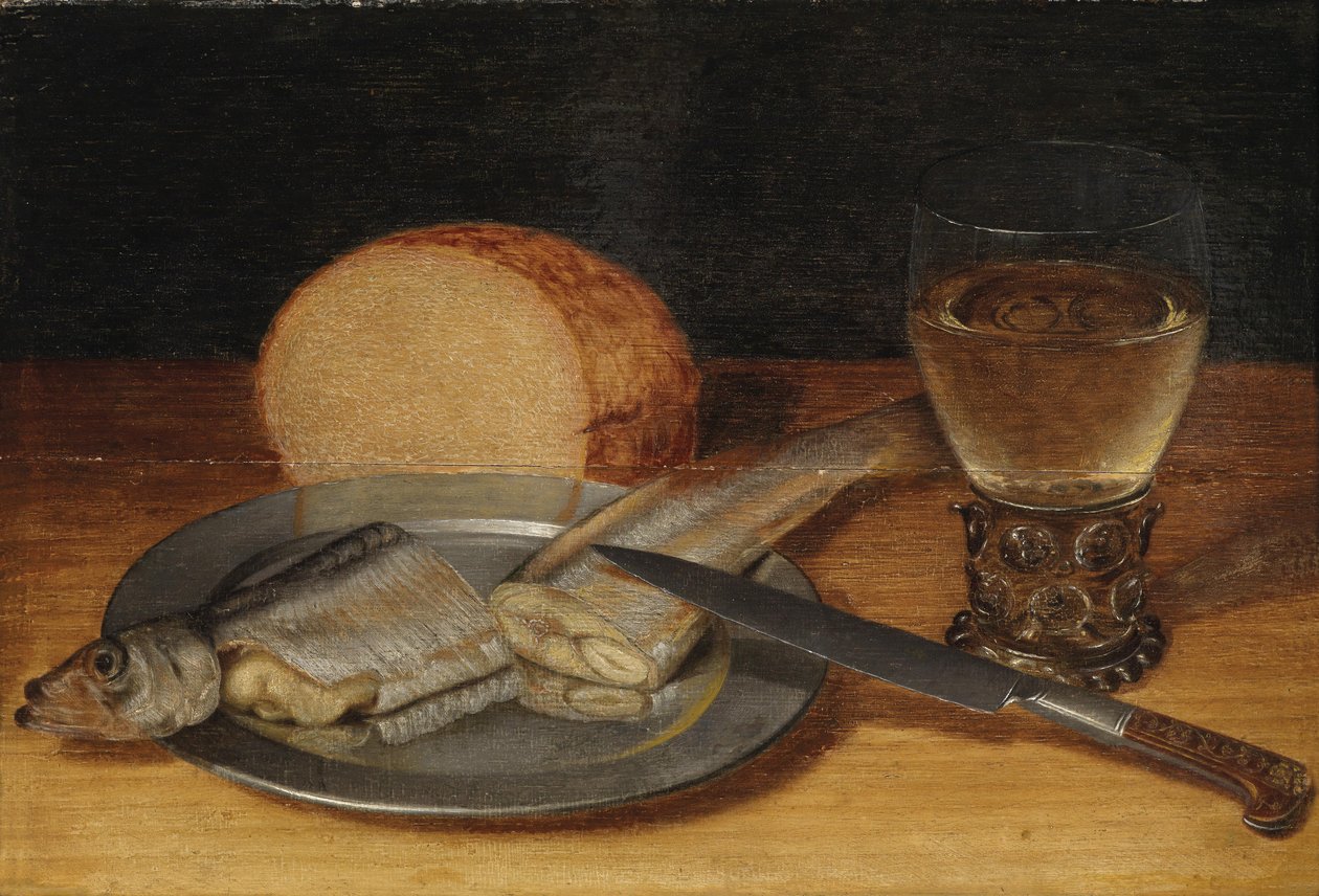 Fastenstilleben by Circle of Georg Flegel