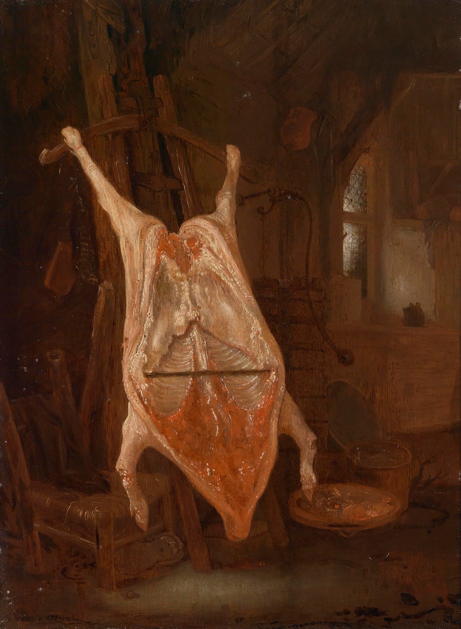 katledilen domuz by Circle of Isaac van Ostade