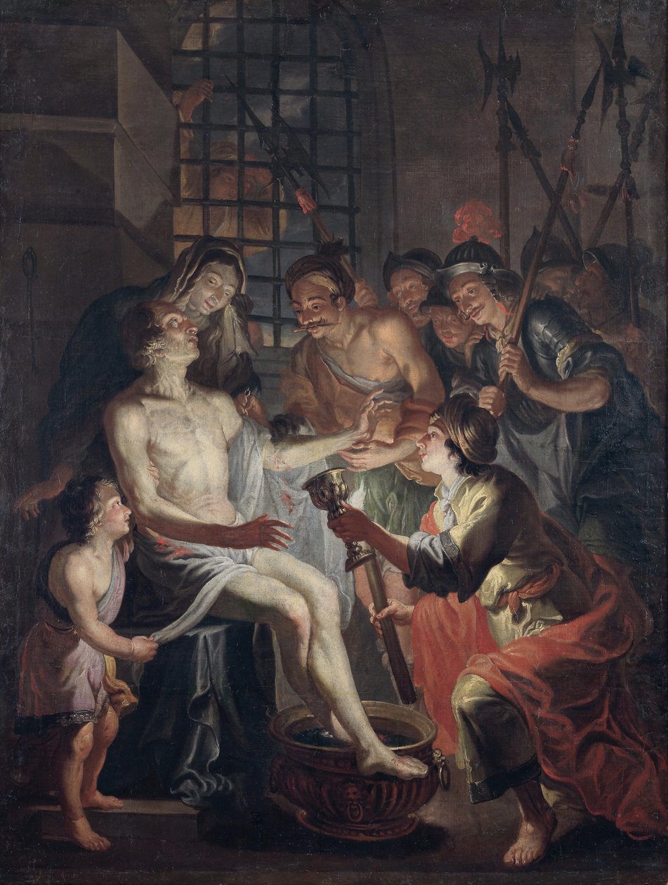 Der Tod Senecas by Circle of Matthias Stom