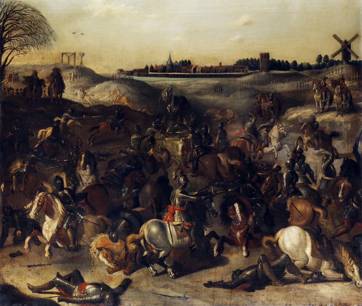 kırk savaş by Circle of Sebastiaen Vrancx