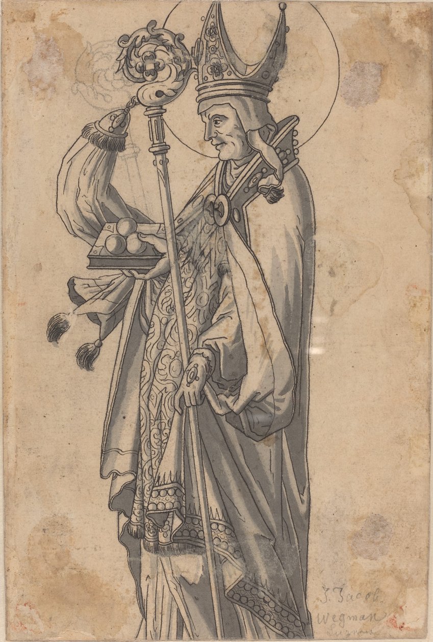Aziz Nikolaos (karşı) by Circle of Hans Heinrich Wägmann