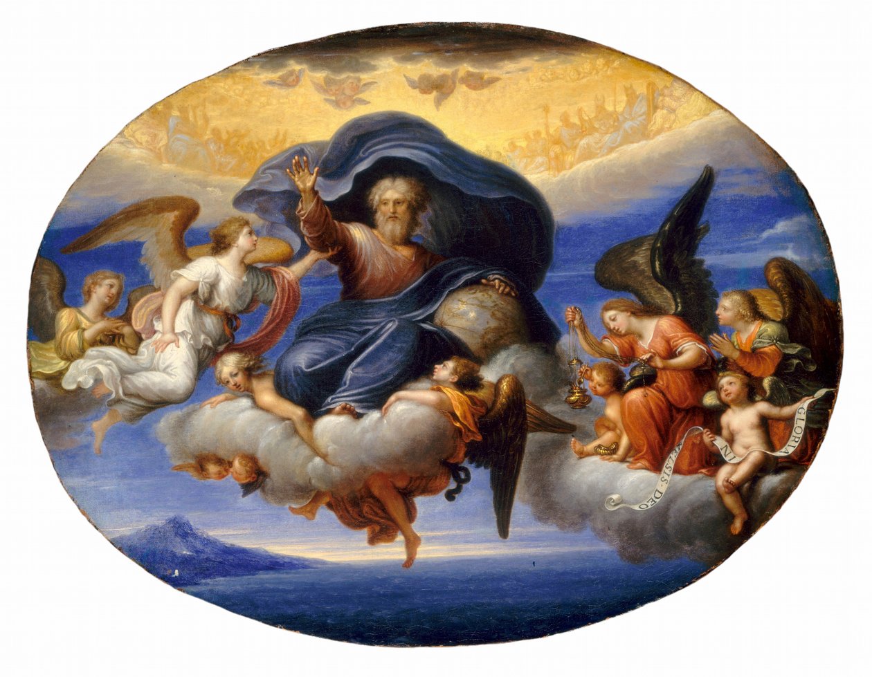 Tanrı Baba by Circle of Pierre Mignard I