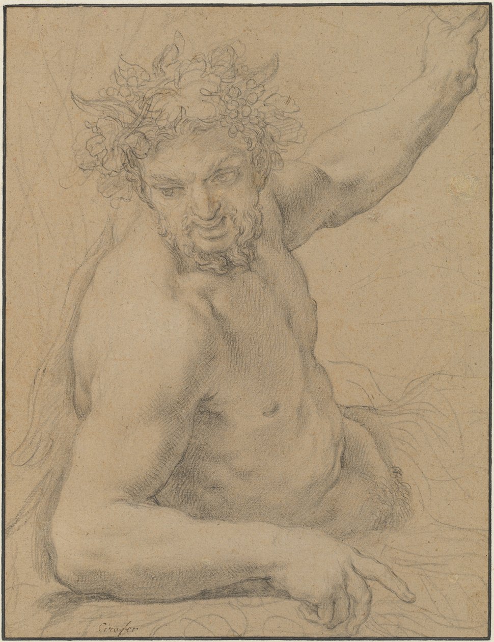 Faun uzanmış by Ciro Ferri