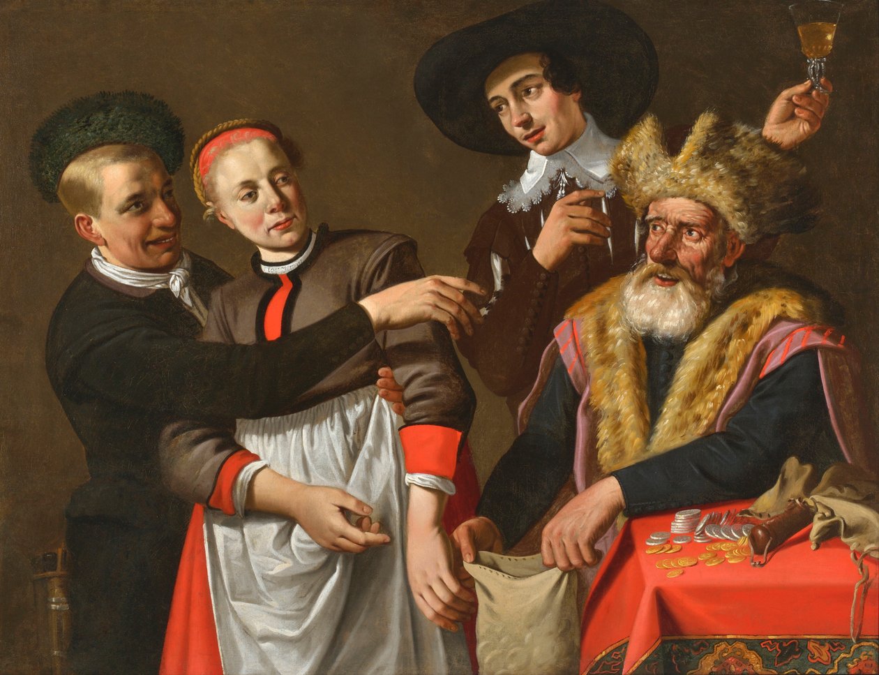 Rakipler, 17. Yüzyılın İlk Yarısı.. by Claes Cornelisz. Moeyaert