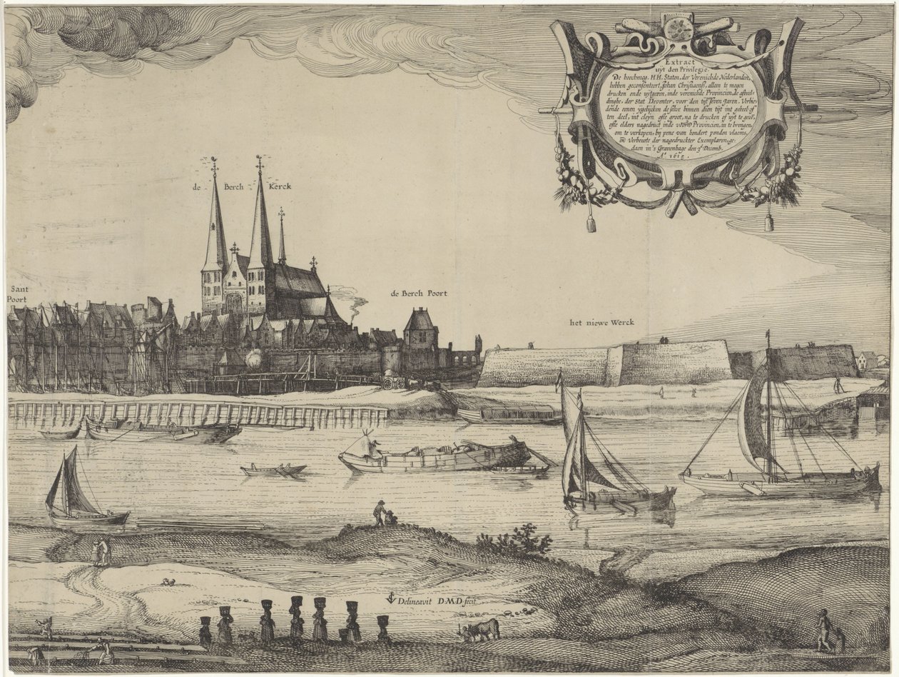 Deventer Profili (levha IV) by Claes Jansz. Visscher (II) (possibly)
