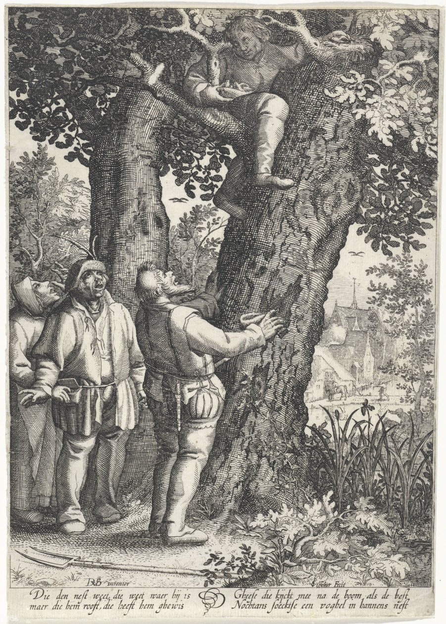 Vogelnestrover by Claes Jansz. Visscher (II)