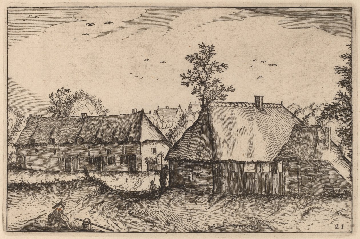Büyük Barakalar by Claes Jansz Visscher after Johannes van Doetechum, the Elder after Lucas