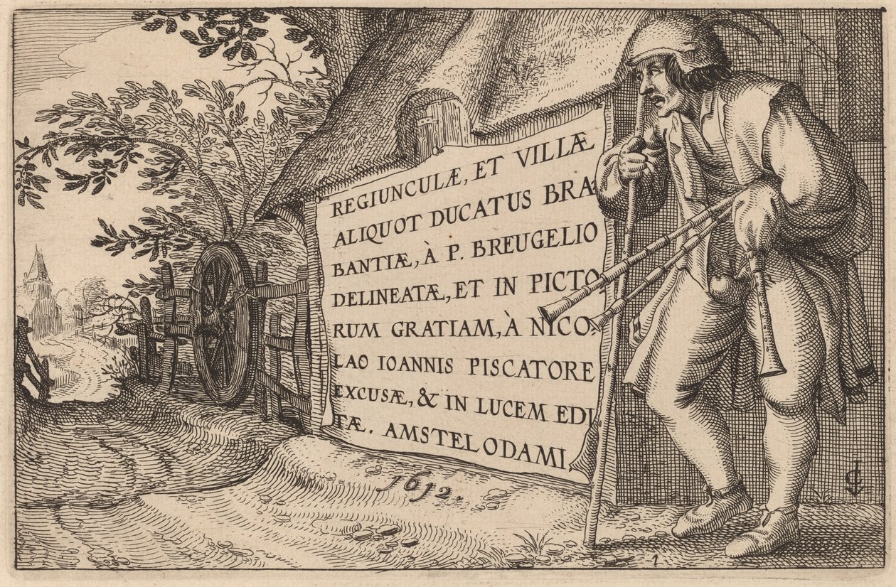 Baş sayfa by Claes Jansz Visscher after Johannes van Doetechum, the Elder after Lucas