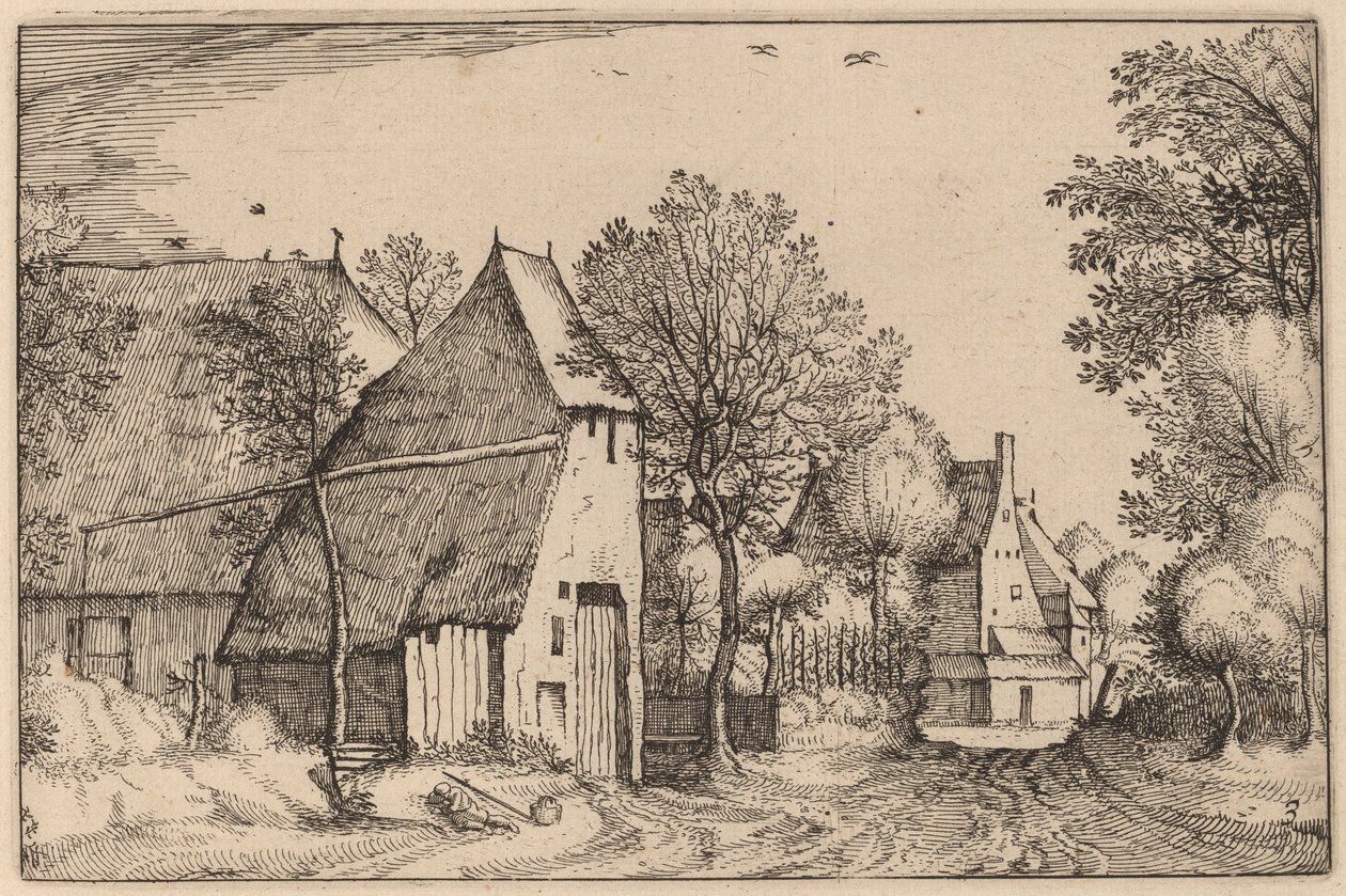 Köy Yolu by Claes Jansz Visscher after Johannes van Doetechum, the Elder after Lucas