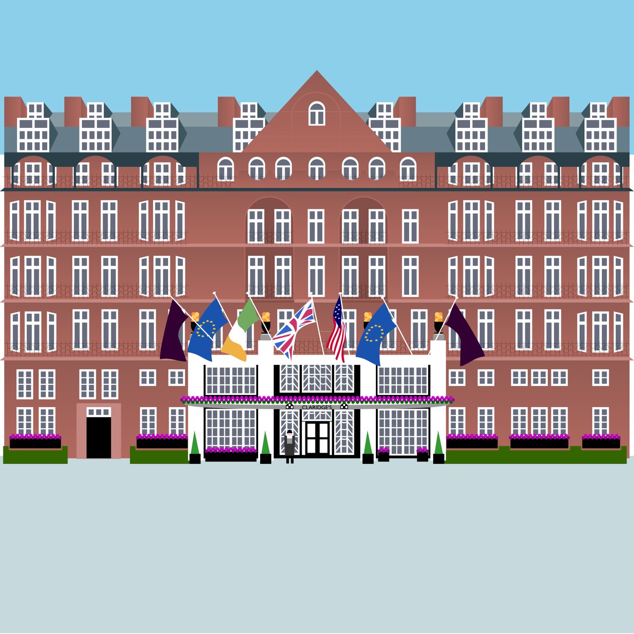 Claridges Oteli by Claire Huntley