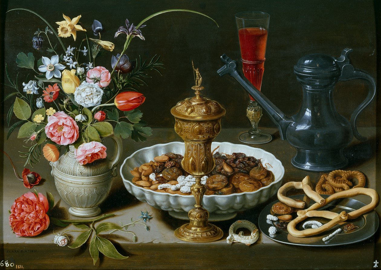 Doğa morte - Natürmort - Tablo Clara Peeters (1594-1658) by Charlotte Evans