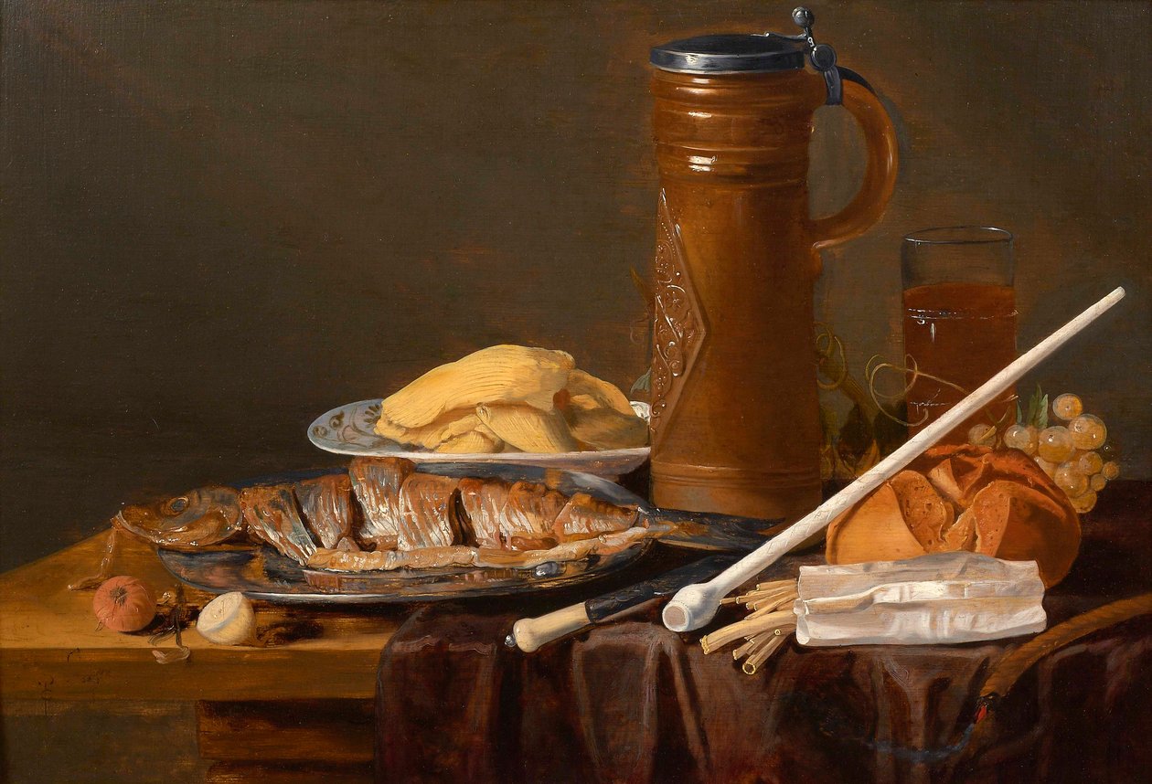 Clay Pipe par Peeters, Clara ile Natürmort by Charlotte Evans