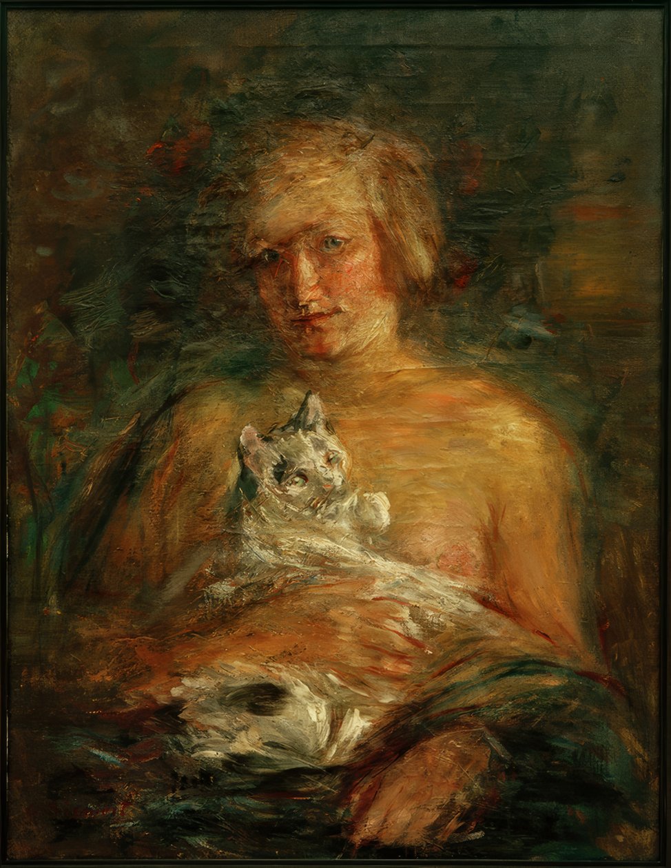 kedi ile kız by Clara Siewert