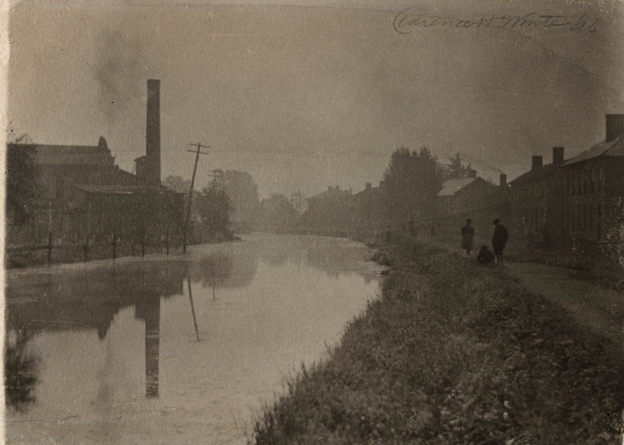 Eski Kanal boyunca, 1896. by Clarence H. White