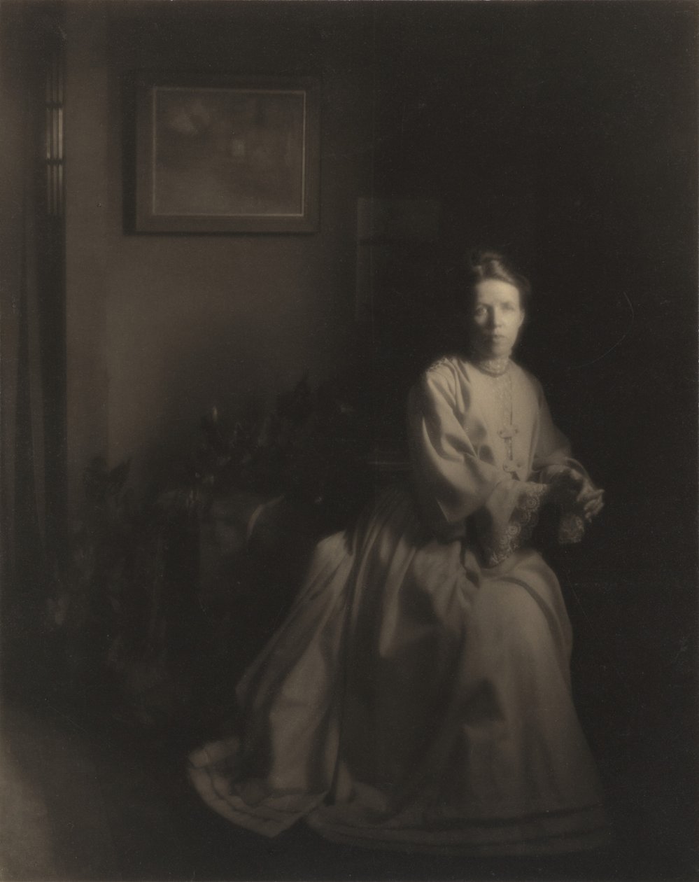Bayan White - Stüdyoda, 1907, basılmış c. 1920