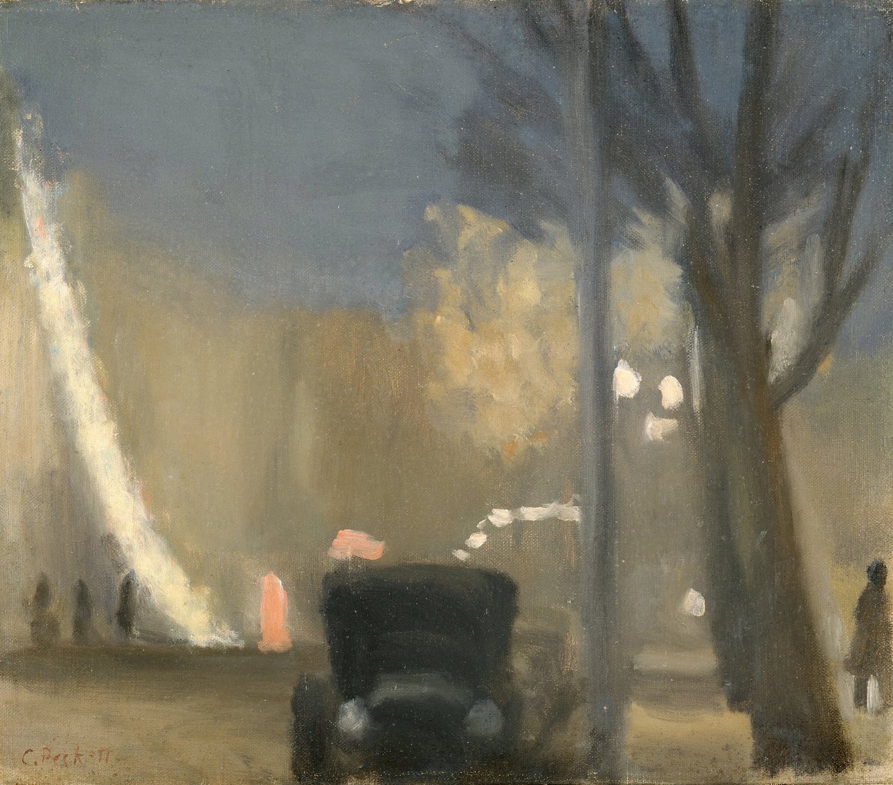 Collins Caddesi, akşam by Clarice Beckett