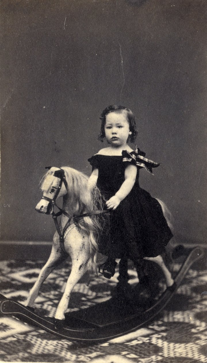 Sallanan atlı genç kız, 1860