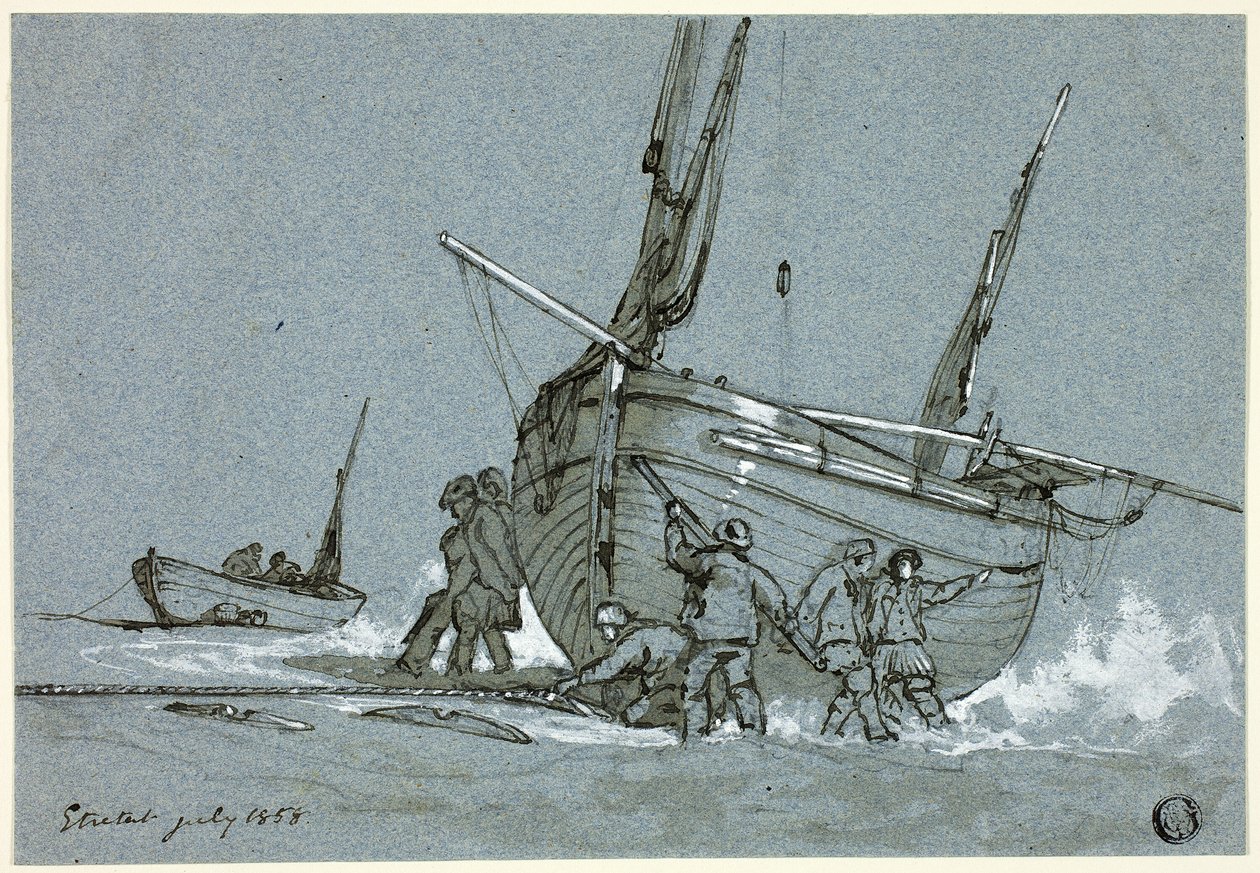 etretat by Clarkson Stanfield