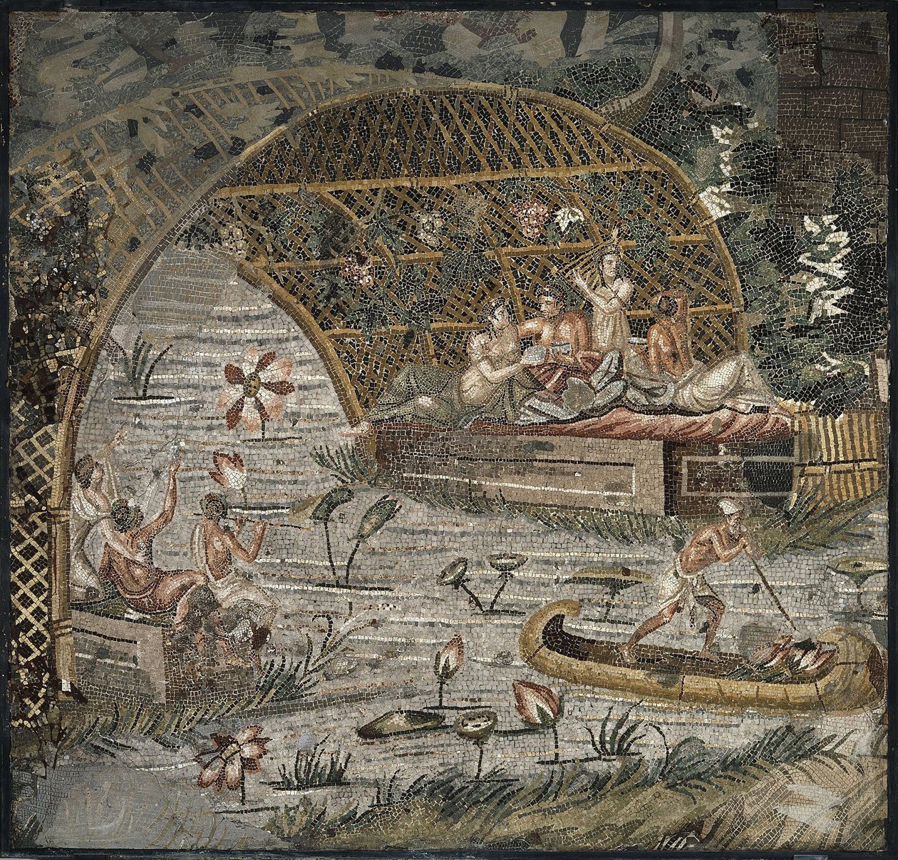 Palestrina Nil mozaiği, 3. yüzyıl. M.Ö by Classical Antiquities