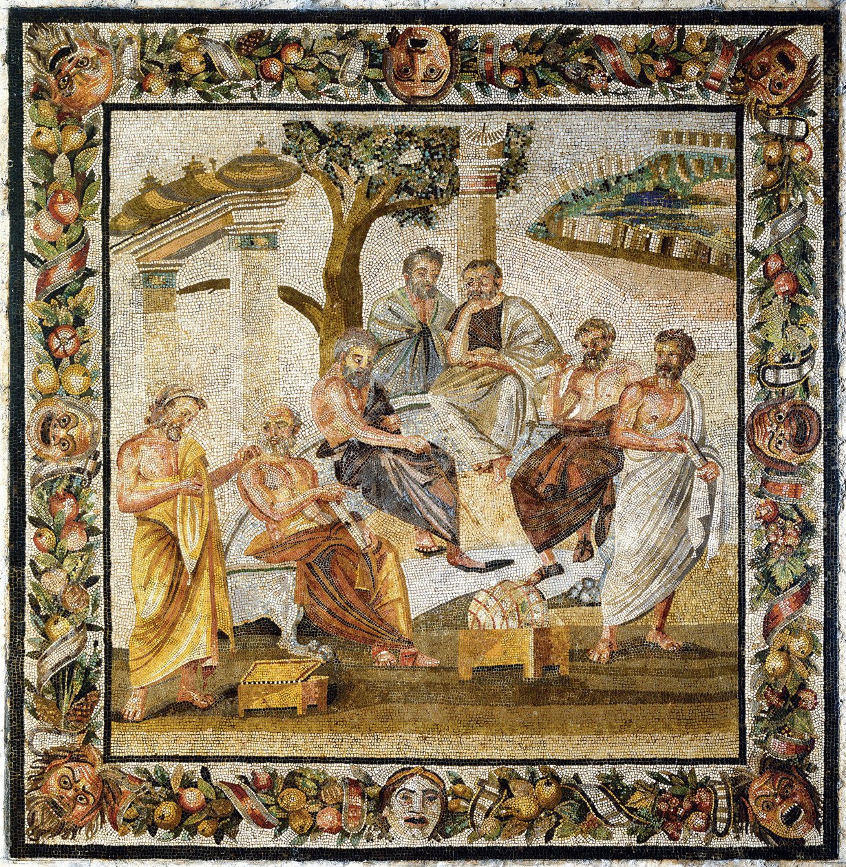 Platonik Akademi. Pompeii