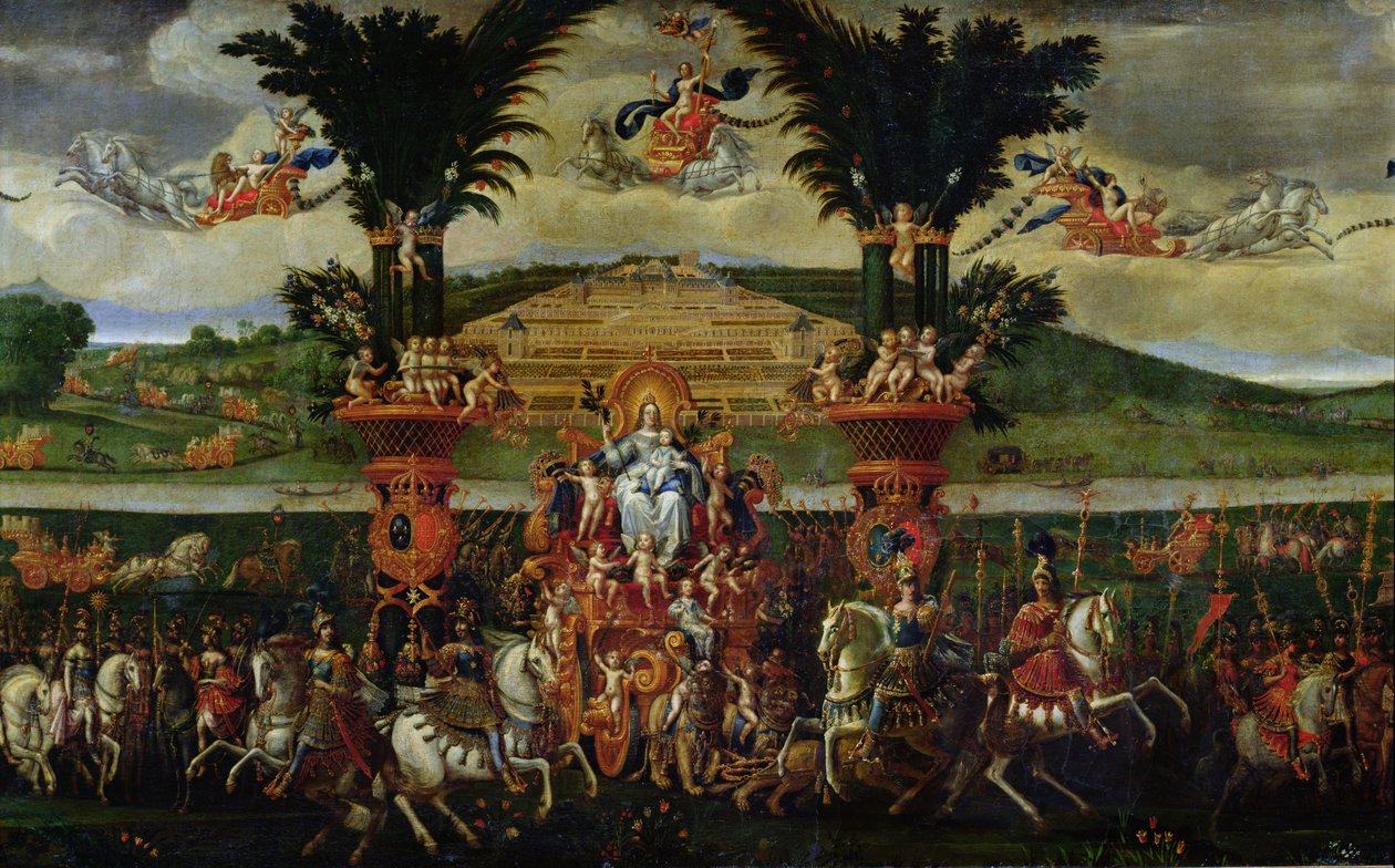 Dünya, merkezin detayı, c.1640-41 by Claude Deruet