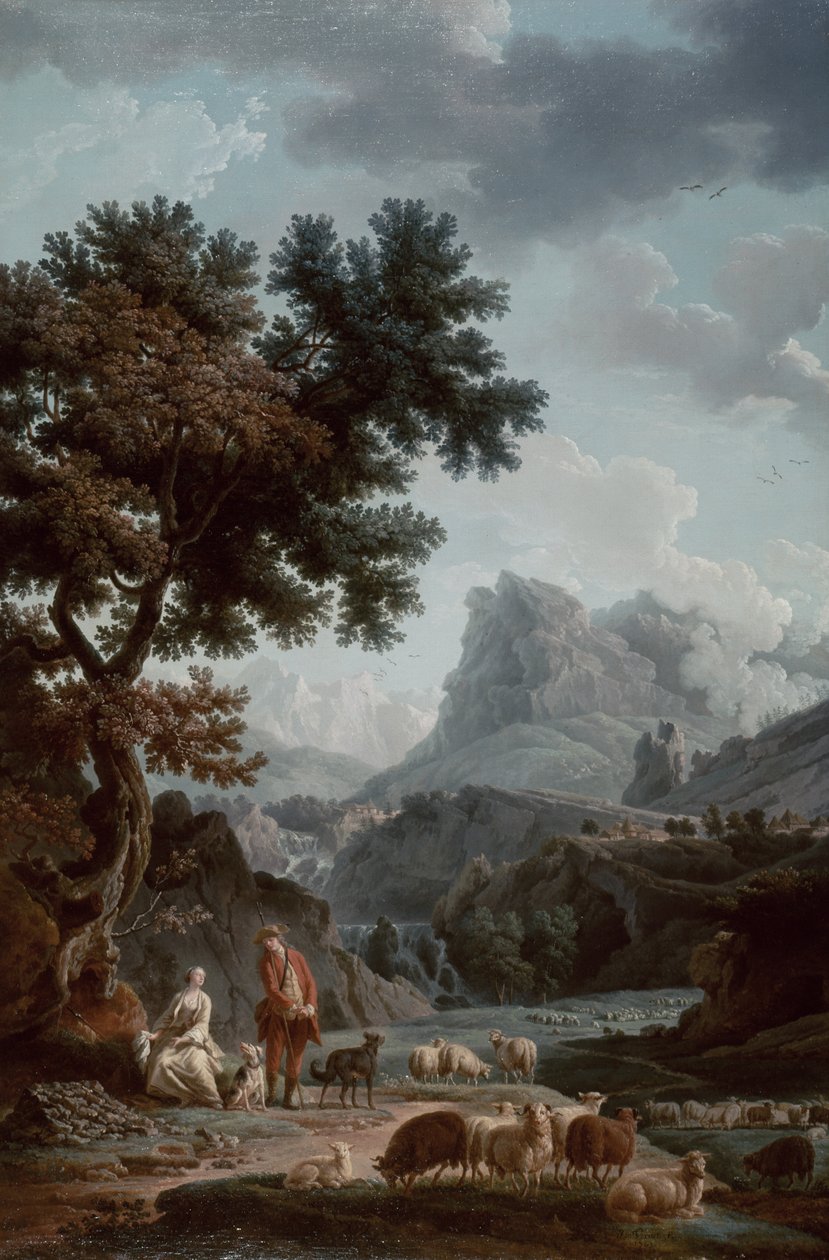Alp Çoban by Claude Joseph Vernet
