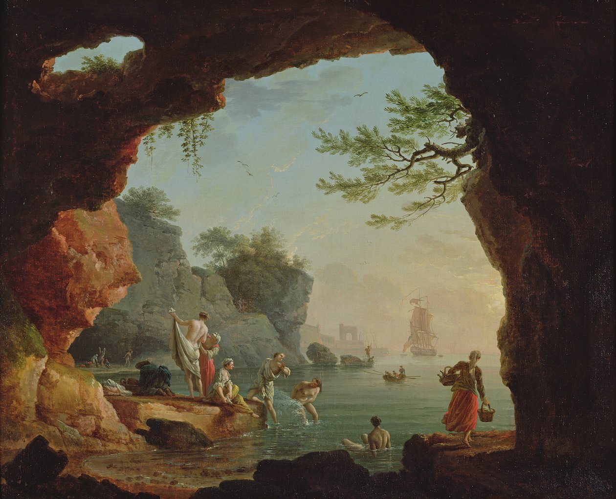 Yıkananlar by Claude Joseph Vernet
