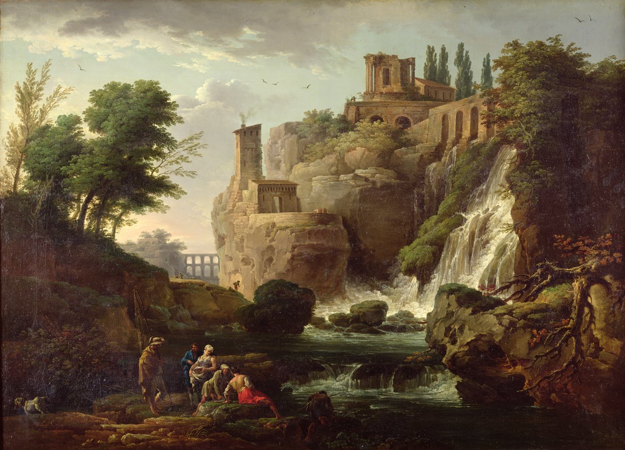 Tivoli Şelaleleri by Claude Joseph Vernet